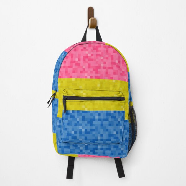 Item preview, Pansexual Pride Pixel Flag Repeating Background designed and sold by LiveLoudGraphic.