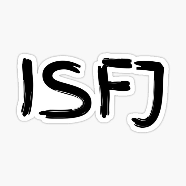 ISFJ Boy/girl B/W 4x6 Thermal Sticker Kawaii 