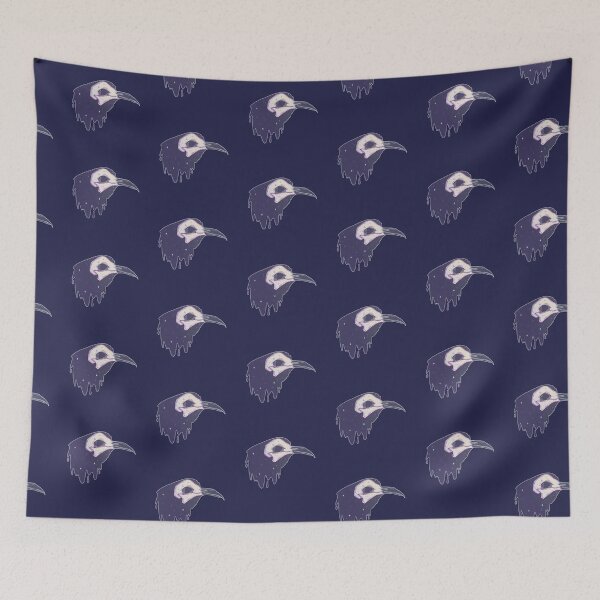 Item preview, Design with drawing of animal skull raven skull designed and sold by Soulcalavera.