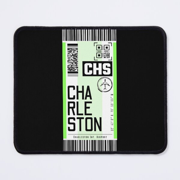 Item preview, CHARLESTON CHS classic luggage tag airport stickers designed and sold by LeddsoDello.