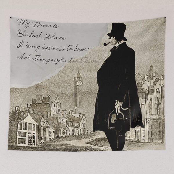 Item preview, Sherlock Holmes - "Es mi negocio saber lo que otras personas no saben" designed and sold by RYUKEN.