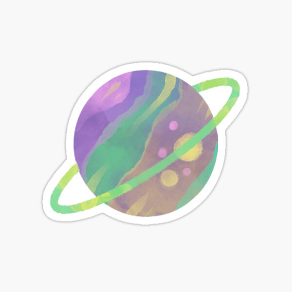 Pegatina de planeta Saturno pegatinas espaciales de la Nasa -  México