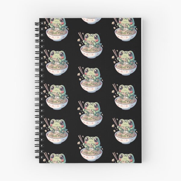 Item preview, Frog Noodle Soup designed and sold by Cute Critters Stickers.