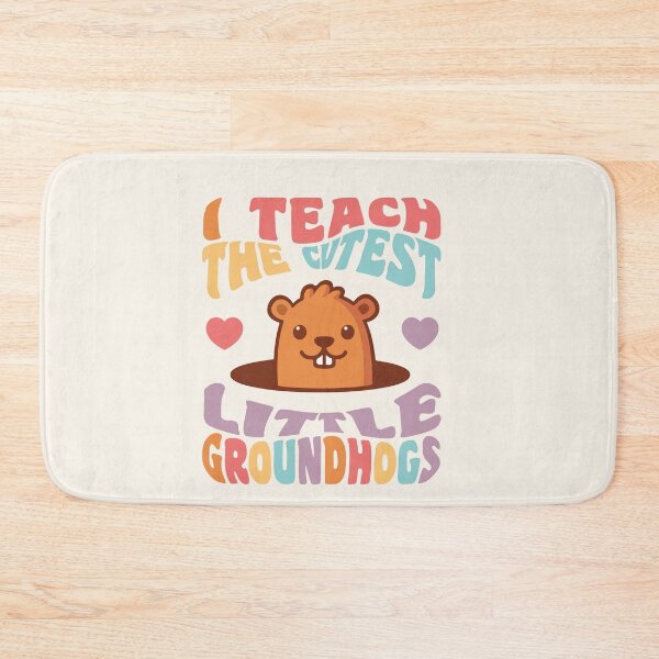 Item preview, Groundhog Day Teacher I Teach the Cutest Little Groundhogs designed and sold by yelly123.