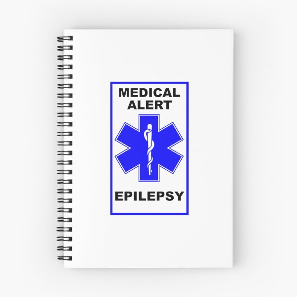 Item preview, Medical Alert EPILEPSY Alert Awareness Blue designed and sold by Frugal-Fox.