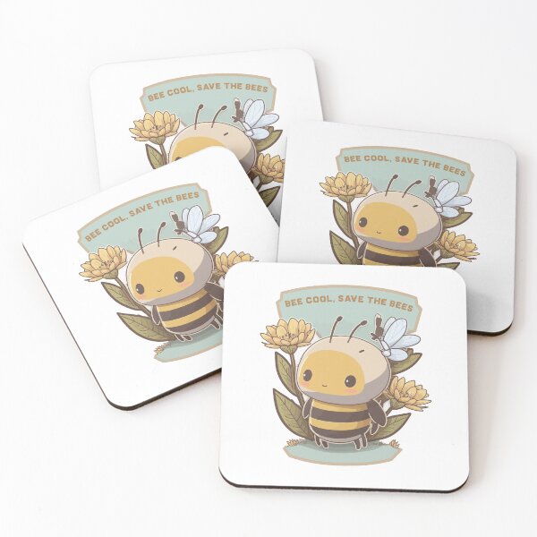 Item preview, Bee Cool Save The Bees designed and sold by TheSilverString.