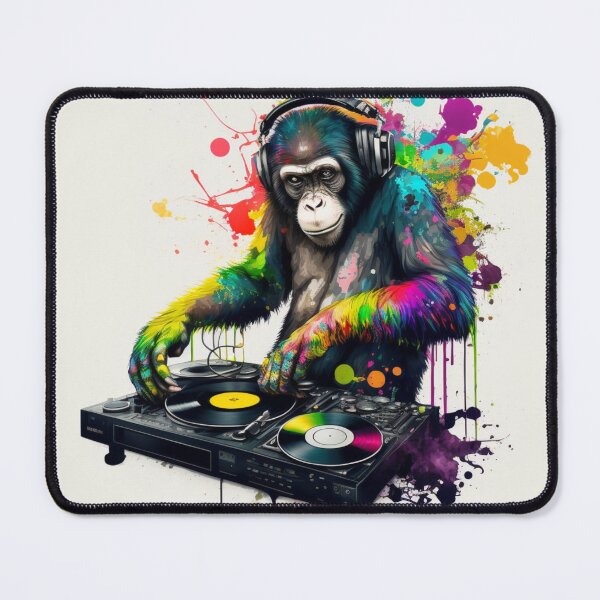 Artikelvorschau, Affe, DJ-Affe, Party-Affe entworfen und verkauft von Logic72.