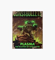 Fallout 4 Guns and Bullets Plasma Weapons of Tomorrow Poster Art Board