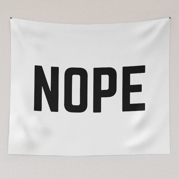 Item preview, NOPE designed and sold by SqueakitySqueak.