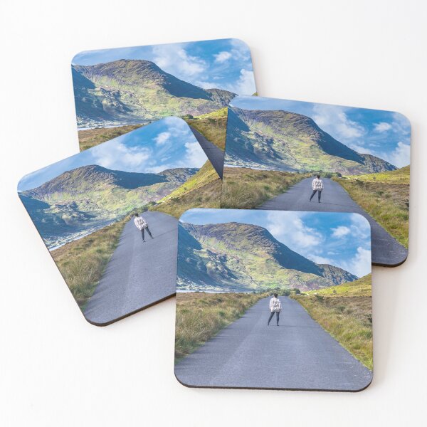 Item preview, A graceful woman walking the road to the mountains in Connemara, County Galway, Ireland designed and sold by AlbertMi.