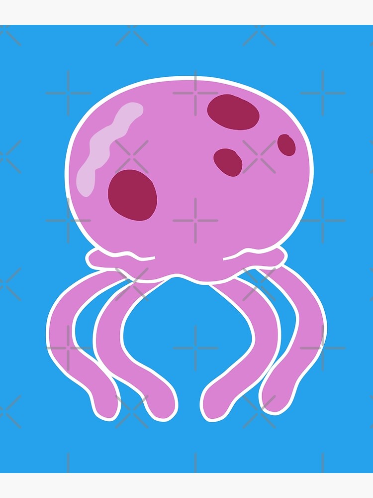"Spongebob Jellyfish" Art Print for Sale by kingDS Redbubble