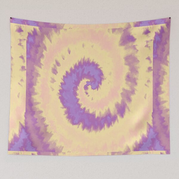 Item preview, Colorful Swirl in Yellow & Purple Shade Pattern 114 designed and sold by Manal-Patterns.