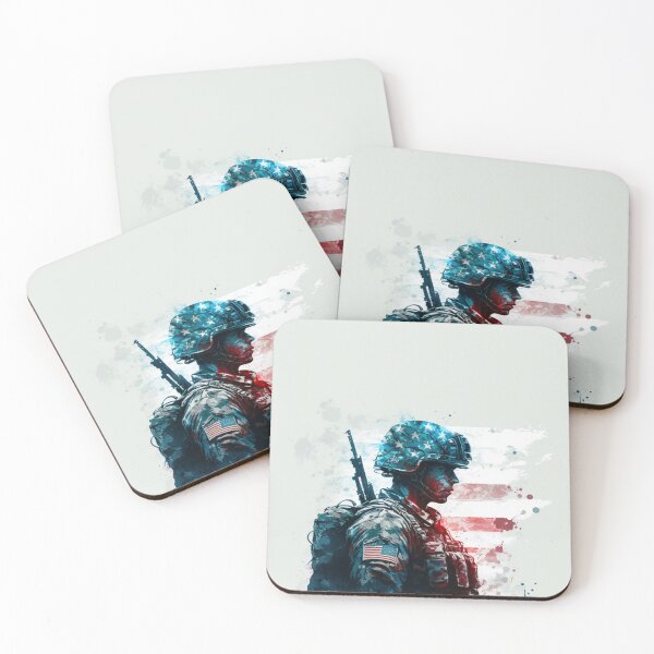 Item preview, American Solider, Military Veteran, Patriot, USA designed and sold by Logic72.