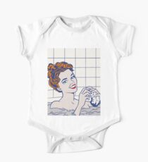 Woman in Bath (Lichtenstein) One Piece - Short Sleeve
