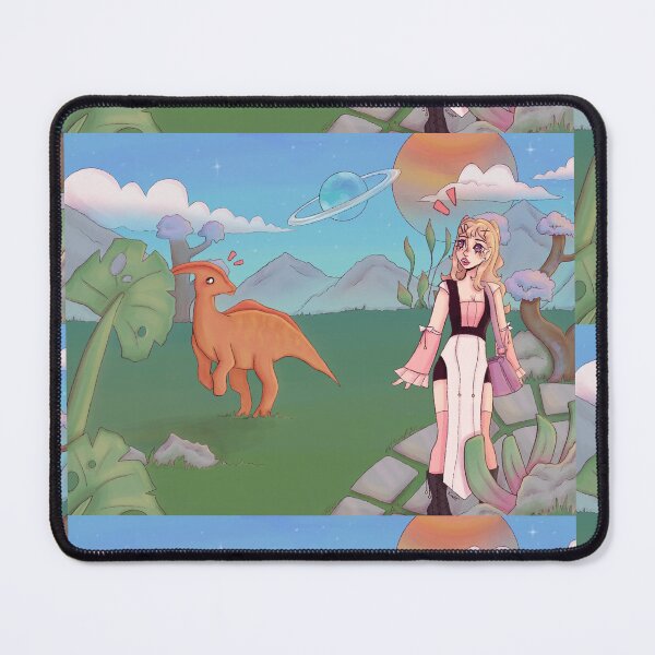 Item preview, Dinosaur landscape designed and sold by Pinkalpacax.