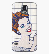 Woman in Bath (Lichtenstein) Case/Skin for Samsung Galaxy