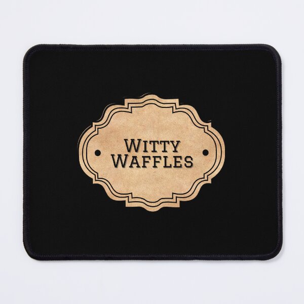 Item preview, Witty waffles kitchen pantry label designed and sold by dannyjar.