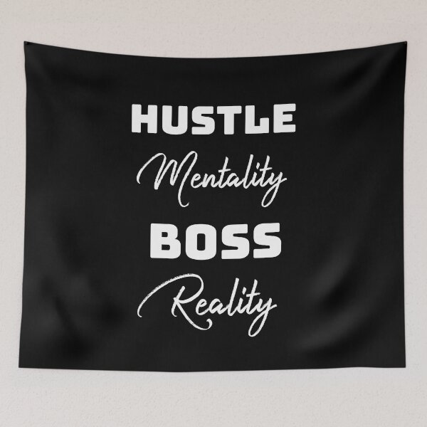 Item preview, Hustle Mentality Boss Reality | Stay In Your Lane | Minding My Own Business | Business Men & Women designed and sold by TeesByAngelzB.