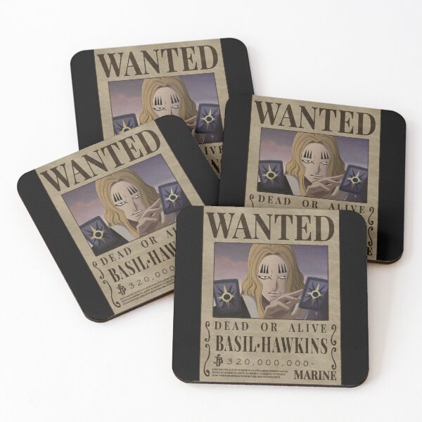 Item preview, Basil Hawkins Wanted Poster One Piece designed and sold by One Piece Bounty Poster.