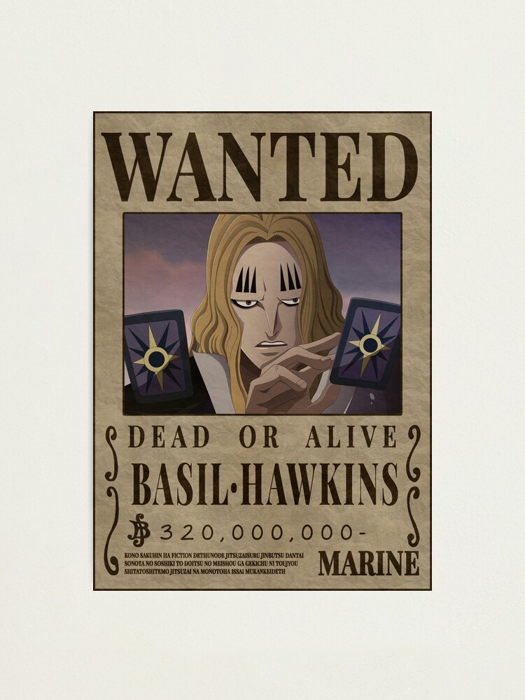 Basil Hawkins Wanted Poster One Piece Photographic Print