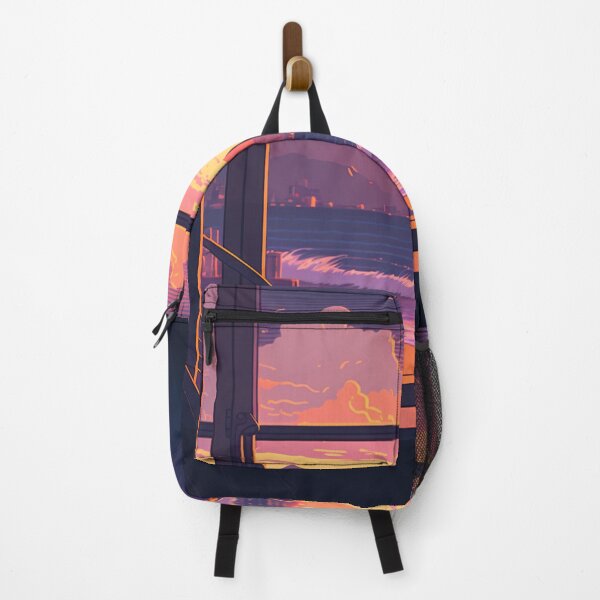 Item preview, Gato al atardecer de baja fidelidad designed and sold by ArtMadeByAI.