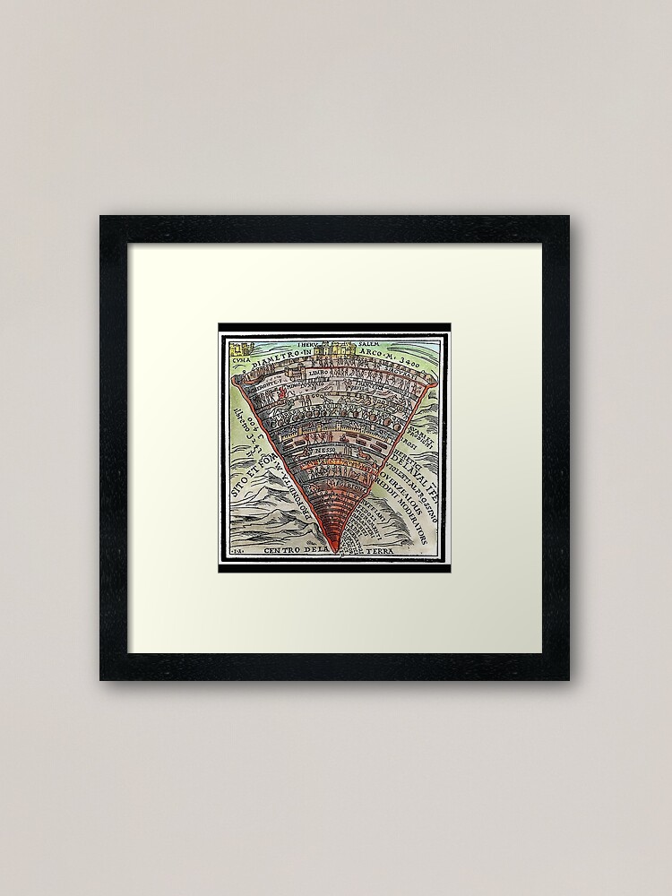 Dantes Inferno Art Board Print for Sale by Mengarda