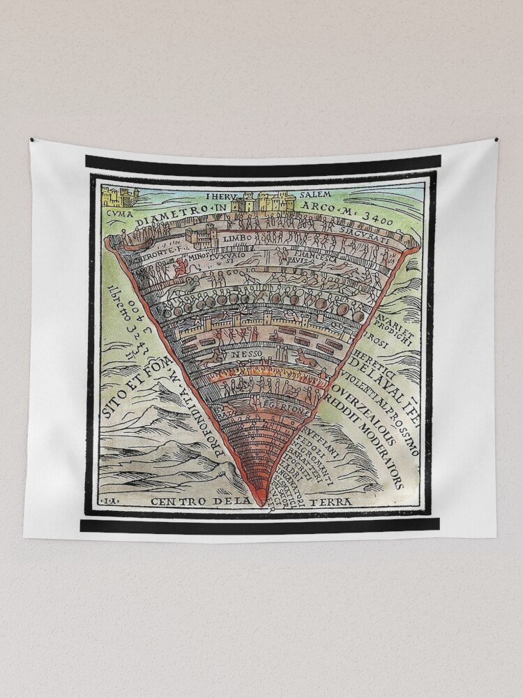 Dantes Inferno Tapestry for Sale by Mengarda