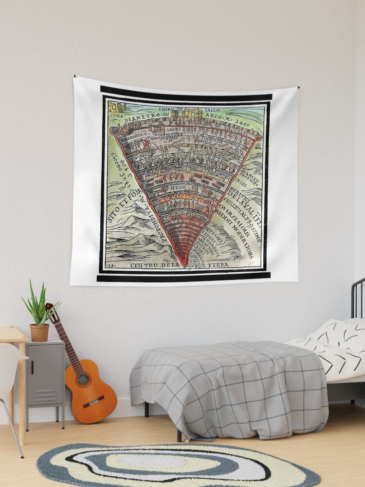 Dantes Inferno Tapestry for Sale by Mengarda