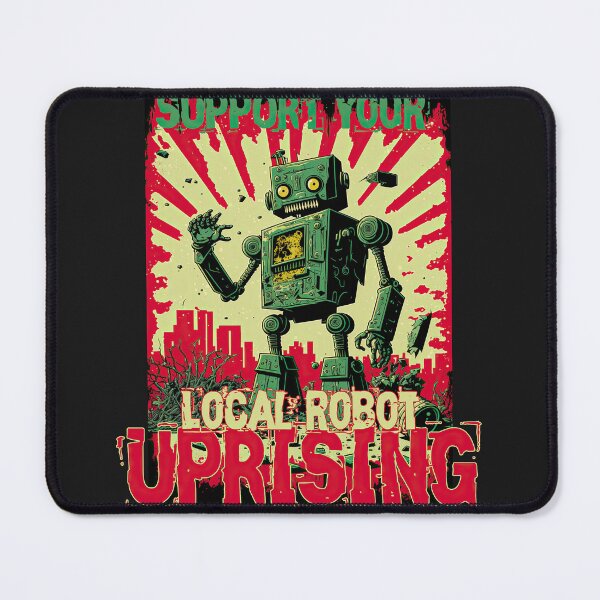 Item preview, Support your local Robot uprising designed and sold by obstinator.