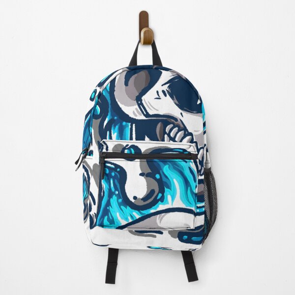 Item preview, Blue flaming skull designed and sold by Eloyillustra.