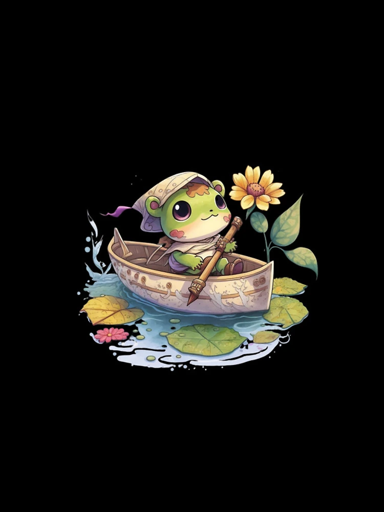 Thumbnail 4 of 4, iPhone Case, Frog Rower designed and sold by Cute Critters Stickers.