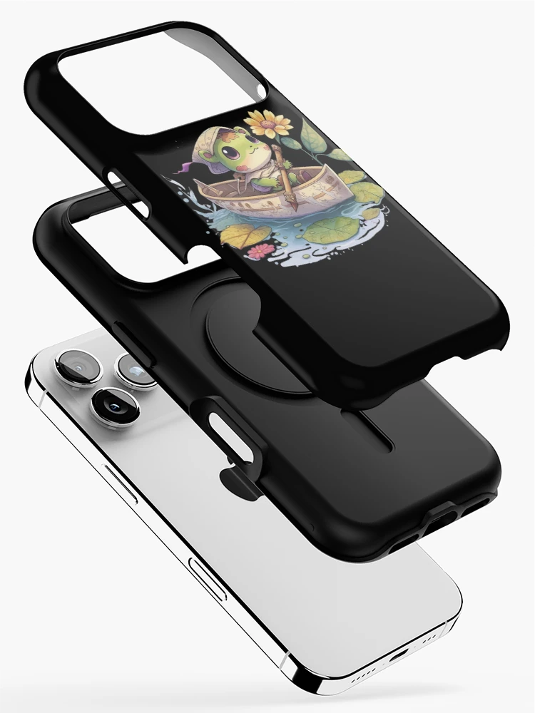 Thumbnail 2 of 4, iPhone Case, Frog Rower designed and sold by Cute Critters Stickers.