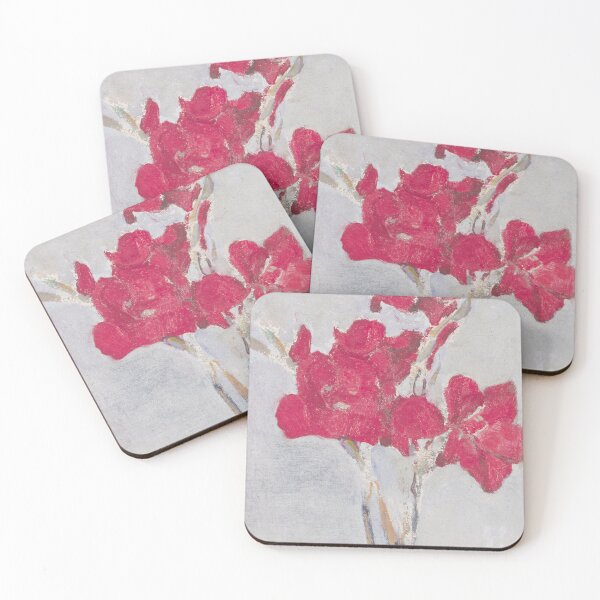 Item preview, Red Gladioli 1906 by Piet Mondrian designed and sold by BossyCatHome.