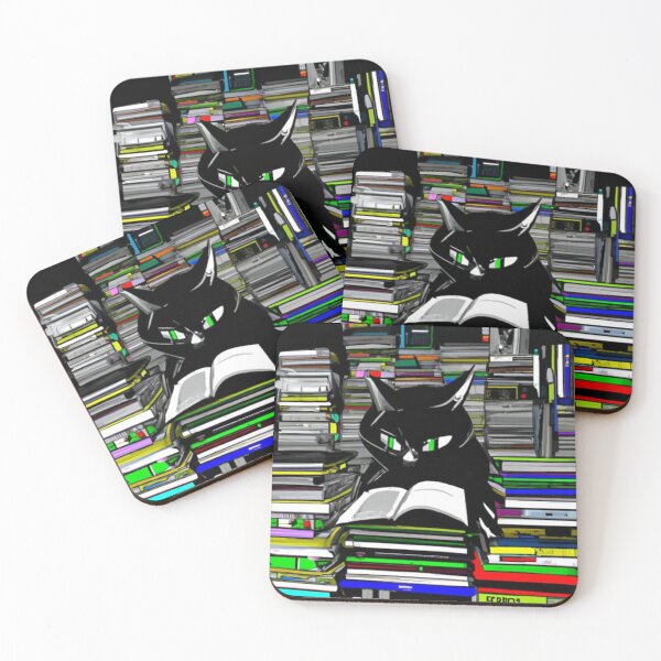 Item preview, The Furry Bookworm: A Cat's Stacked Reading Habits designed and sold by akanahdyer.