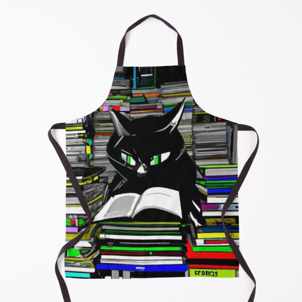 Item preview, The Furry Bookworm: A Cat's Stacked Reading Habits designed and sold by akanahdyer.