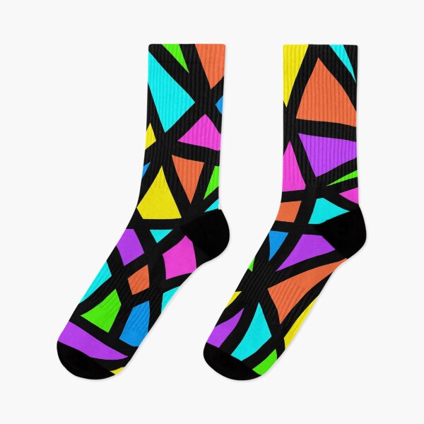 Item preview, Stained Glass Rainbow Colors Geometric designed and sold by Whoopsidoodle.