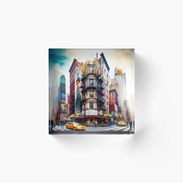 Item preview, Watercolor street view designed and sold by ArtShanth.
