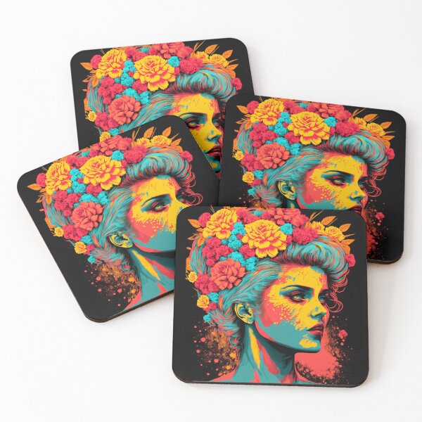 Item preview, Girl and Flower Pop Art: Add a Modern Twist to Your Wall Décor #MODEL 2 designed and sold by Thewallart.