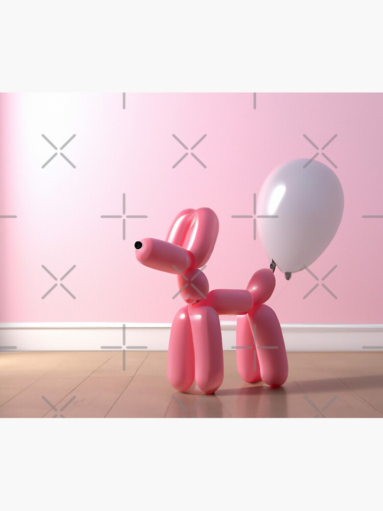 Large POPek Balloon Dog | Raspberry | Whatshisname | Castle Fine Art