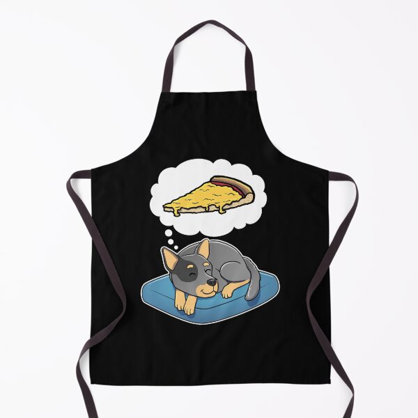 Item preview, Australian Cattle Dog dreaming about Cheese Pizza designed and sold by DoggieDelights.
