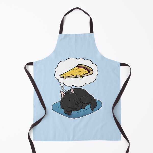 Item preview, Belgian Sheepdog dreaming about Cheese Pizza designed and sold by DoggieDelights.