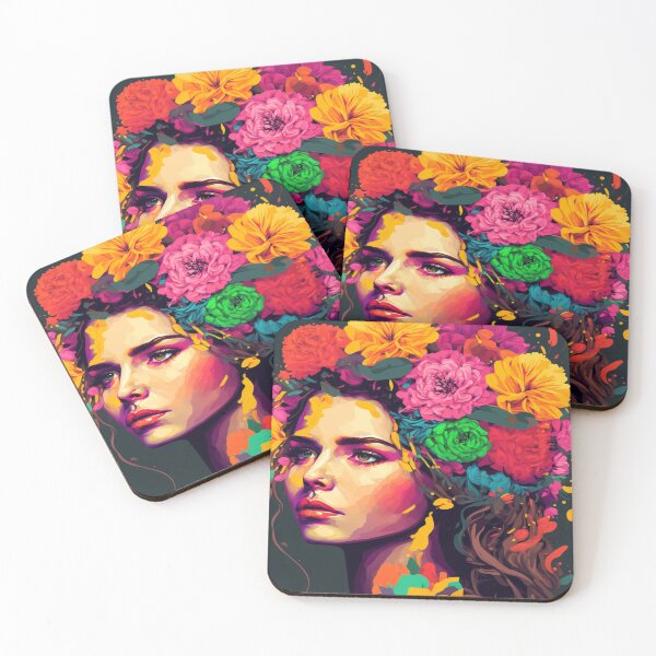 Item preview, Girl and Flower Pop Art: Add a Modern Twist to Your Wall Décor #MODEL 3 designed and sold by Thewallart.