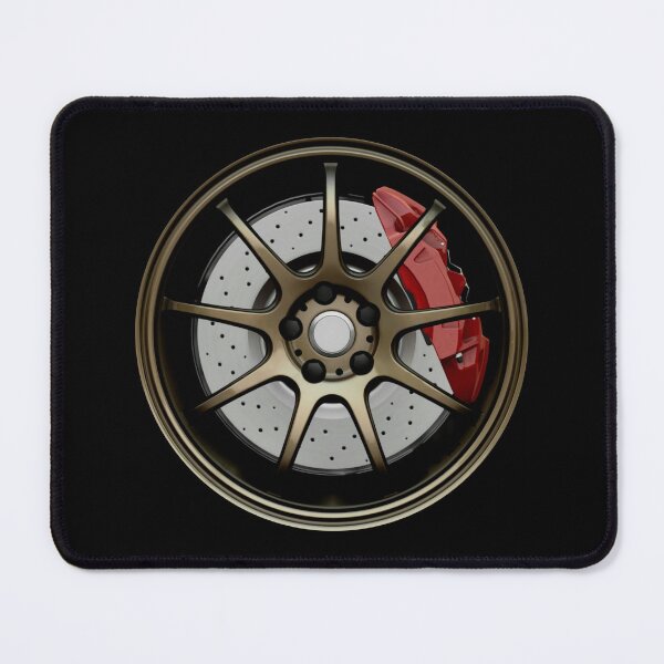 Item preview, Bronze JDM lightweight wheel with red caliper designed and sold by ApexFibers.