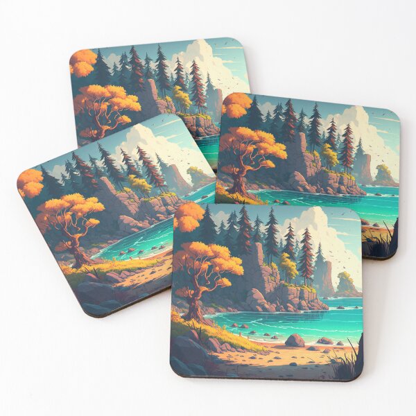 Item preview, Beautiful Landscape art with mountains and nature designed and sold by madsdonald.