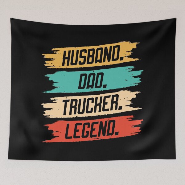 Item preview, Husband. Dad. Trucker. Legend. | trucker designed and sold by teez4dayz.