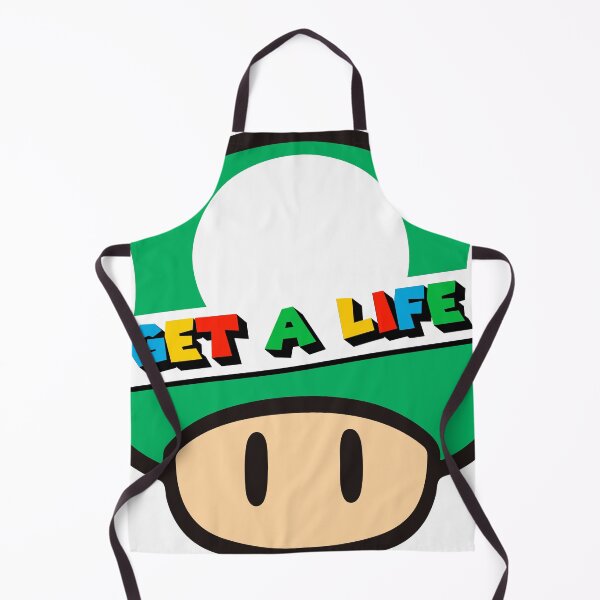 Item preview, Green Mushroom Get A Life Mask designed and sold by DreaK.