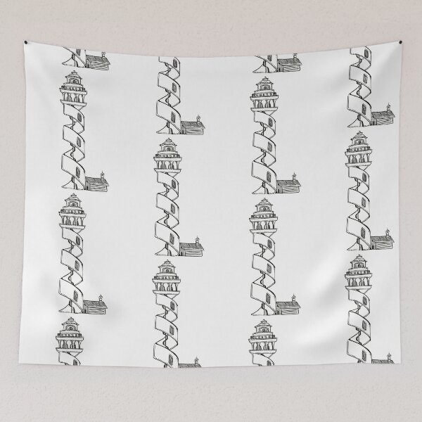 Item preview, surreal lighthouse designed and sold by apokatastasis.