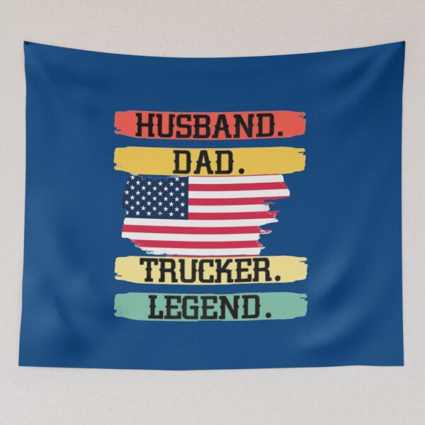 Item preview, Husband Dad Trucker Legend designed and sold by HomeFeeling.