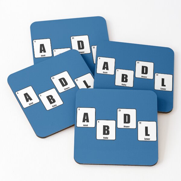 Item preview, ABDL -  periodic logo scattered designed and sold by DF3.