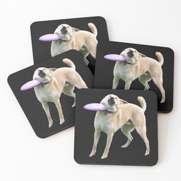 Item preview, Frisbee Doge Heck Dog Meme Yellow Labrador Hit in Face designed and sold by fomodesigns.